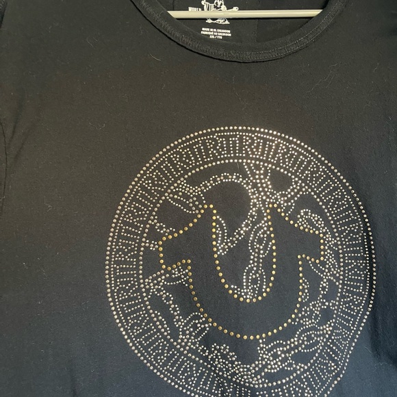 True religion black shirt 2x - Picture 2 of 4